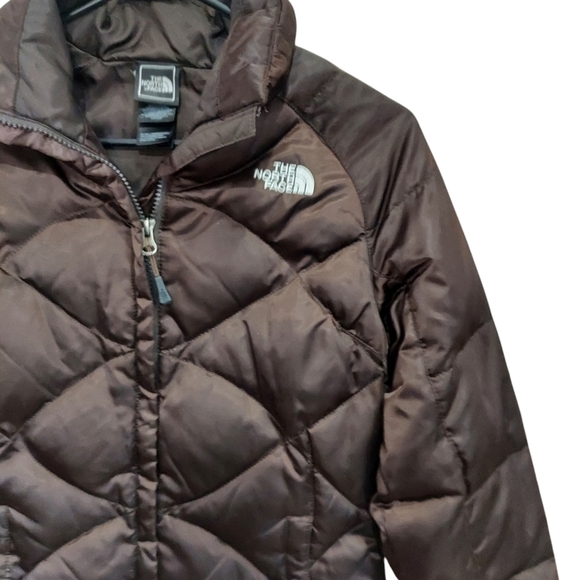 The North Face Satin 550 Goose-Down Quilted Puffer Jacket - Picture 2 of 9